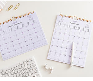 Conception libre disponible calendrier du nouvel an lunaire 2025 pour bureau et mur en anglais espagnol allemand - Product Image 2