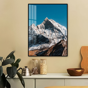 Peinture en porcelaine de paysage de montagne moderne à succès, décoration murale pour la maison, affiche à suspendre - Product Image 3