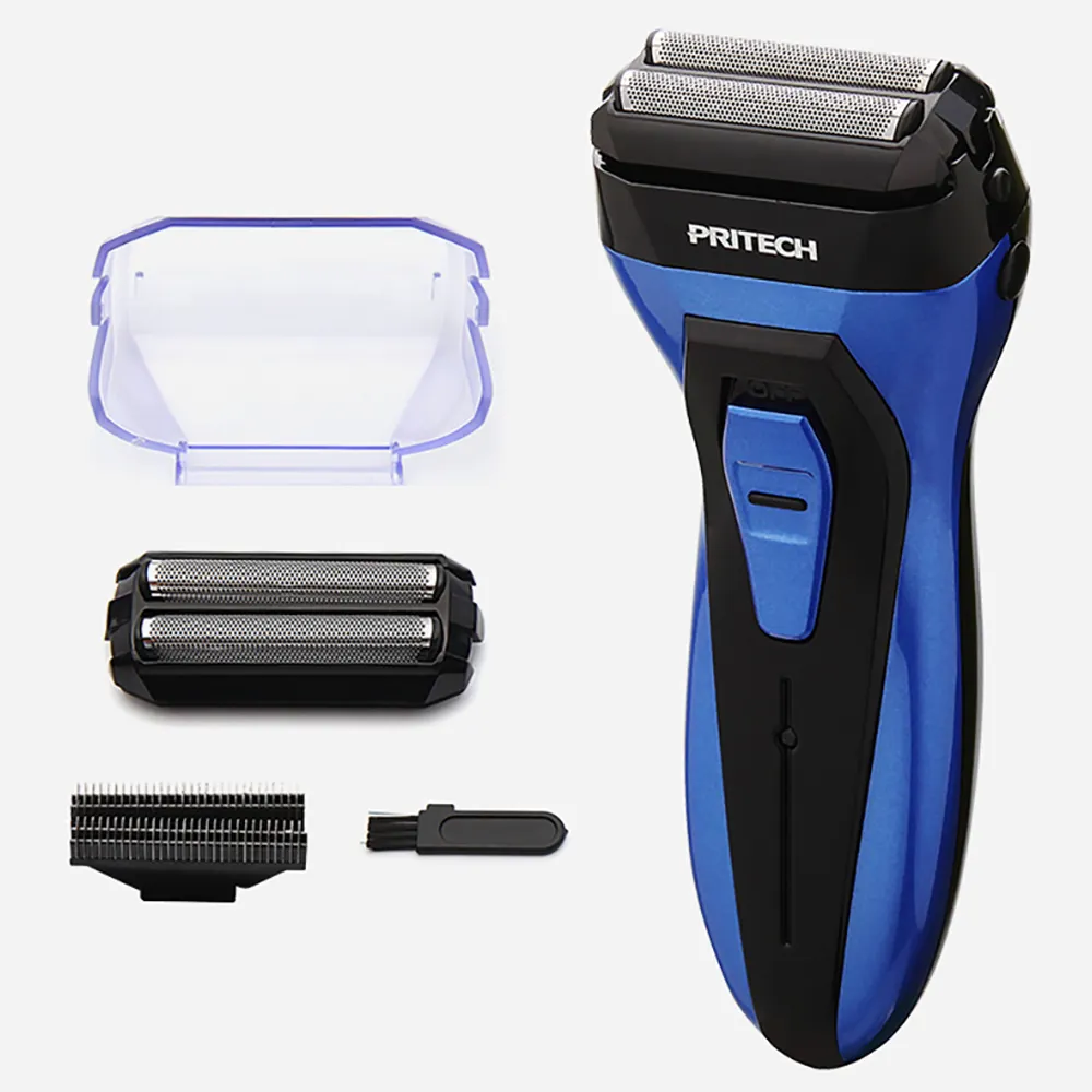 PRITECH Washable 2 Reciprocating Head Electric Rechargeable Men Shaver
