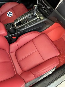 Tappetino auto per <span class=keywords><strong>Porsche</strong></span> per <span class=keywords><strong>Cayenne</strong></span> 2018-2019 con antiscivolo accessori interni rosso - Product Image 6