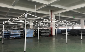 Hexagonal Tube Steel Commercial Folding <b>Canopy</b> <b>Tent</b> 3X3M For Events Outdoor Activity Party Trade Show - Product Image 4