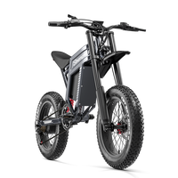 Bertenaga baterai 60V 1500W 35AH sepeda gunung elektrik lintas alam 20 inci ban Off-Road 21 kecepatan untuk pria dewasa AS EU