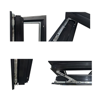Ventana Abatible y Giratoria de Aluminio PNEJOY, Doble Acristalamiento, Rotura Térmica, Apertura Interior, Ventana Abatible de Ahorro Energético para Casa