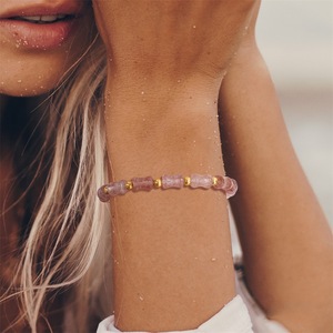 9x6mm Bamboo Joint Stone <strong>Bracelet</strong> For Women Fashion Jewelry Vintage Bohemian Gemstone <strong>Beaded</strong> <strong>Bracelets</strong> Gift For Anniversary - Product Image 4