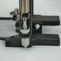 Stanluo Black Aluminum Alloy Drum Pedal Beater Percussion Instrument Accessory for Drum Players