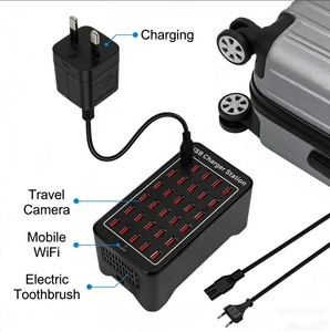 Chargeur <span class=keywords><strong>USB</strong></span> multi-ports QC2.0 direct d'usine 150W 200W 15 20 25 <span class=keywords><strong>30</strong></span> ports 2.4A <span class=keywords><strong>Adaptateur</strong></span> de charge rapide 110V 240V pour appareils mobiles - Product Image 6