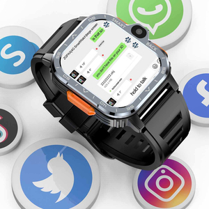 Reloj Inteligente Android 4G con Tarjeta SIM, GPS, WiFi, Pantalla IPS, Respuesta de Llamadas, IP67, Gel de Sílice, Monitor de Actividad Física, Monitor de Sueño, Unisex, Moderno - Product Image 5