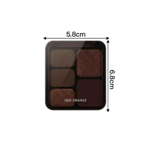 Paleta <span class=keywords><strong>de</strong></span> Sombras <span class=keywords><strong>de</strong></span> Ojos en Polvo <span class=keywords><strong>de</strong></span> 5 Colores, Marca Privada, Bestseller, Acabados Mate y Brillantes Intensos, Cruelty Free, Alta Pigmentación - Product Image 6