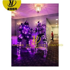 Hot Lights Led Dance Costumes the Predator Stage Performance Costume Dj Luminous Led Lights Trajes para Bar Show Dj Party - Product Image 4