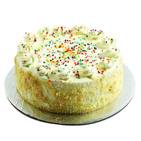 Modèle de gâteau en résine, faux gâteau blanc personnalisé pour décoration de gâteau d'anniversaire