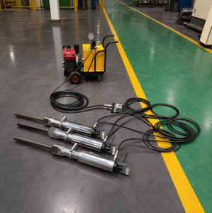 Hydraulic <b>Wedge</b> Rock Splitter Machine | Static Non Explosive Stone <b>Splitting</b> Gun | Diesel Quarry Rock Breaking Equipment - Product Image 3