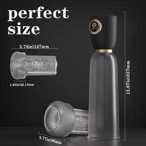 Bomba de pene totalmente automática, juguete de masturbación masculina, producto para adultos, ejercicio de estiramiento, copa de avión - Product Image 3
