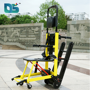 모든 알루미늄 합금 프레임 접이식 전기 계단 등산가 휠체어 Pvc 시트 리튬 배터리 등산가 휠체어 - Product Image 1