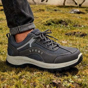 <span class=keywords><strong>Zapatos</strong></span> Deportivos Casuales Transpirables con Suela Suave Antideslizante para Hombre Mayor, con Cordones, Ligeros y Cómodos para Caminar - Product Image 4