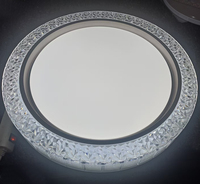 Plafonnier LED Moderne Rond à 2 Couleurs Changeantes pour Salon, Chambre, Balcon, Cuisine, 40CM 50CM 30W 50W 220V (2094-D400)