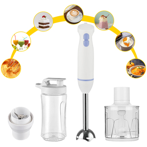 Batidora de Mano Inmersiva de 300W <span class=keywords><strong>con</strong></span> Cabezal Desmontable, Picador y Batidor de Huevos, a Prueba de Fugas, 2 Velocidades - Batidora de Inmersión de Primera Categoría - Product Image 3