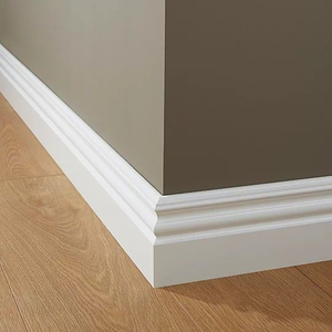 Garage et <span class=keywords><strong>Cuisine</strong></span> Moderne Moulure en Chêne Profil d'Indonésie Placage Couronne Garniture Adeshive Niveau 3568 Murs Hdf Led S4s Plinthe en Bois - Product Image 1