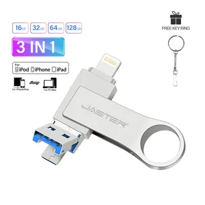 공장 가격 3 에서 1 OTG 회전 USB 메모리 스틱 외부 저장 장치 전화 USB 3.0 플래시 드라이브 디스크 8GB 16GB 펜 드라이브