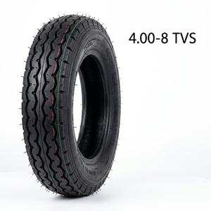 Pneus et Chambres à Air pour Moto, Tricycle Bajaj et Tuk Tuk à Trois Roues, Marque Renommée TVS, Origine Inde, 4.00-8 400-8 4008 400 8 - Product Image 1