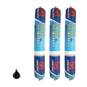 Qingkai 730-1 Mastic silicone neutre transparent imperméable pour portes, fenêtres et verres de construction, vente en gros, fabriqué en Chine - Product Image 2