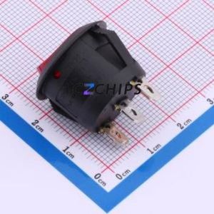 SS11-RBDWT-RR23-L02-R Rocker Switch Through hole Component (THT) Switch 21mm 15mm Concave Bend Red - Product Image 2