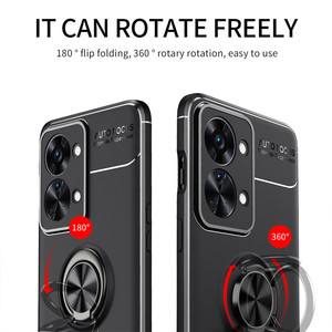 Pour OnePlus Nord 30 11R Ace2 2T étui CE 3 Lite <span class=keywords><strong>N300</strong></span> 5G couverture TPU Silicone métal anneau étui antichoc TPU téléphone couverture arrière - Product Image 3