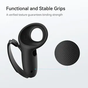 KIWI design Silicone Thumb Stick Grips Cover For Oculus Quest 3 VR Controller Thumbstick Cases VR Accessories