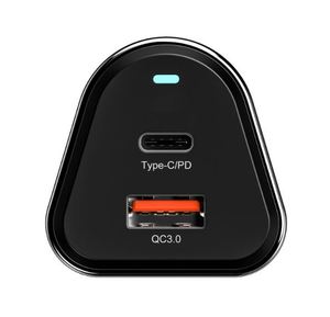 Chargeur de voiture QC3.0+PD Type-C 38W, vente chaude, OEM, personnalisé en usine - Product Image 4
