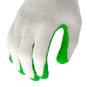 Gants <span class=keywords><strong>de</strong></span> sécurité MaxiPact en <span class=keywords><strong>vente</strong></span> directe d'usine, en <span class=keywords><strong>latex</strong></span> vert texturé, respirants, flexibles, avec poignets tricotés en polyester et coton - Product Image 6