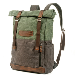 Mochila impermeable de estilo americano Vintage para exteriores, gran capacidad, Canapa Zaino para actividades de viaje, escalada, Camping, portátiles - Product Image 3