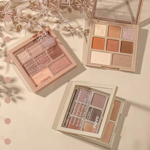 <span class=keywords><strong>Sombra</strong></span> <span class=keywords><strong>de</strong></span> <span class=keywords><strong>Ojos</strong></span> NOVO Beautiful Eyes First Bloom, Ocho Colores, Resistente al Agua, Acabado Mate Perlado, Marrón Castaño, Color Tierra Súper Popular - Product Image 1