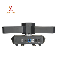 Retro Mantis Moving Head Light 450W 19x 4-in-1 LED 4-60 Zoom RGBW Unendliche Farben Neigbar DMX512 Soundaktiviert IP Bühnenlicht