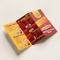 Impression personnalisée de prospectus, brochures pliées, manuels d'instructions, dépliants publicitaires, menus à emporter, affiches