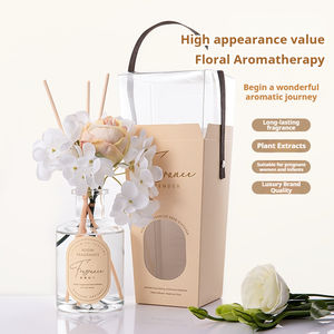 Diffuseur à roseaux personnalisé 200 ml – Parfum longue durée, fleurs séchées décoratives, huile essentielle d'aromathérapie pour la maison et le bureau - Product Image 3