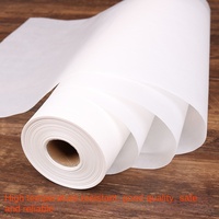 Papier sulfurisé antiadhésif et résistant à la graisse 40 g/m² 30 cm x 10 cm, feuilles blanches pour four, gâteaux, biscuits, viande et barbecue, usage culinaire