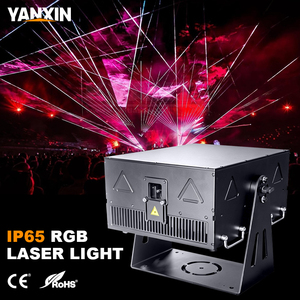 30W High Power Outdoor IP65 RGB <b>3D</b> Animation Logo Effect Programmable ILDA Laser <b>Projector</b> Landscape Show High Power - Product Image 3