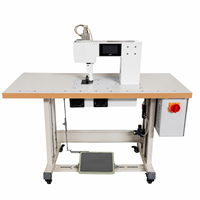 Machine à coudre à ultrasons à ondes radiales 20 kHz pour le soudage de tissus non tissés, la thermoscellage de vêtements et l'embossage des bords