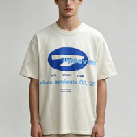 T-shirt de haute qualité 100% coton, taille plus, impression numérique personnalisée, logo, 230 g/m², t-shirt uni à col rond pour homme, t-shirt personnalisé