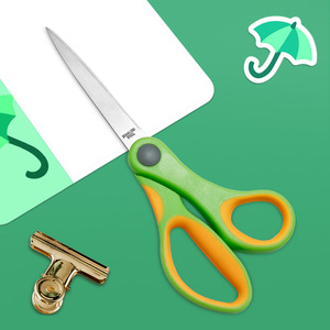 Multi Purpose Scissors Stainless Steel Green Straight Head Home Office Craft Cutting Tools - Product Image 3