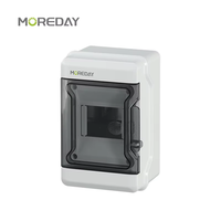 MOREDAY Boîte de distribution CA série HT 5 extérieur en plastique étanche IP65 5 modules équipement d'énergie électrique solaire avec barre omnibus