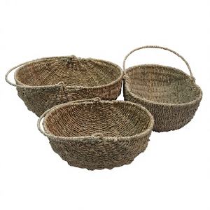 Bacs de rangement modernes rustiques en paille naturelle écologique de 5 kg pour cuisine, garde-manger et placards domestiques - VAS-VIET ANH SEDGE Vietnam - Product Image 1