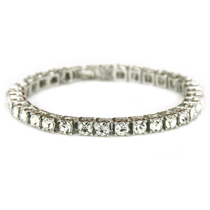 Pulsera de <span class=keywords><strong>tenis</strong></span> de material de aleación con diamante <span class=keywords><strong>fila</strong></span> única Pulsera de <span class=keywords><strong>tenis</strong></span> <span class=keywords><strong>para</strong></span> los hombres y las mujeres - Product Image 1