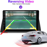 Écrans autoradio Android universels EYEWA 9 pouces 2+32g/4+64g pour appuie-tête de voiture avec navigation GPS FM Carplay et Android Auto