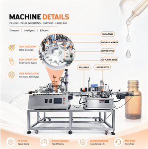 Machine de remplissage automatique de bureau à petite échelle pour l'emballage d'essences oculaires - Product Image 3