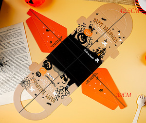 Scatole per Biscotti Creative e <span class=keywords><strong>Divertenti</strong></span> per Feste di Halloween con Rivestimento UV, Scatole Rigide in Carta Riciclata per Confezioni Alimentari Personalizzate, Caramelle e Regali - Product Image 6