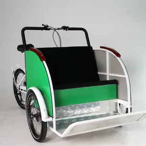 3 Wheel Passenger Turismo Rickshaw Pedicab Elétrico Backwards Bike Rickshaw bicicleta reversa para venda de fábrica