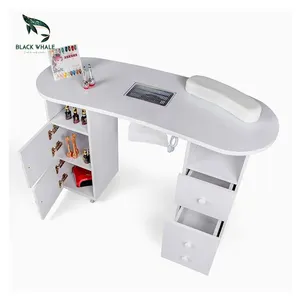 Art Station Pink Cheap Tech Uas Pra Unha Em Gel Salon Furniture Mesa De Manicure Desk tavolo professionale per unghie con collettore di polveri