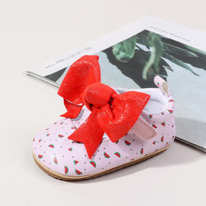 Zapatos de Princesa para Bebé con Diseño Único y Lindo 2026, con un <span class=keywords><strong>Gran</strong></span> Lazo, Zapatos de Princesa para Niñas Pequeñas de PU Suave - Product Image 2