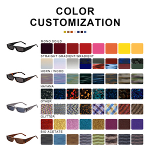 カスタム高級メンズ＆レディースデザイナーサングラス 小さな酢酸ガラス 偏光アセテートサングラス - Product Image 6