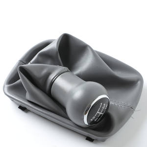 Poignée de levier de vitesse en cuir FUXIN 5/6 vitesses pour Audi A6, compatible avec les modèles européens - Product Image 2